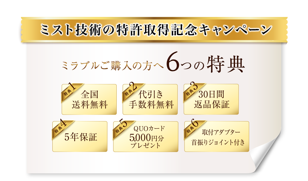 ミラブルPlus TVCM放送中!!!