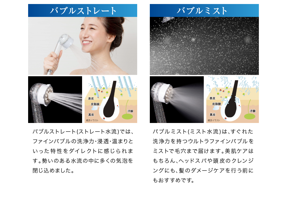 バブルストレート バブルミスト